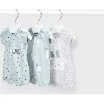 Trojkomplet overálků Mayoral 1613 mentolová Rozměr: 1 - 2 měsíce, 60 cm