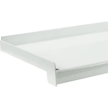 Parapet Tažený AL parapet s nosem 25 mm | BÍLÁ RAL 9016 - Šířka 360 mm