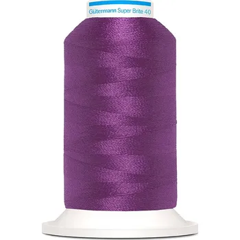 Gutermann Vyšívací nit Gütermann Super Brite Polyester 40 1000 m - 9046