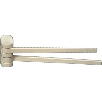 Držák na ručník INJETON PLAST Plastový sušák dvouramenný bílá