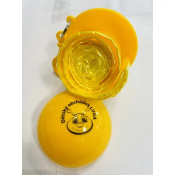 Pláštěnka pončo - žlutá