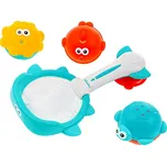 Akuku Hračky do vody koš s hračkami 4 ks