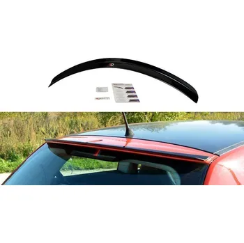 Tuning Střešní Spoiler Maxton Fiat STILO Schumacher Version černý lesklý plast