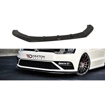 Nárazník Spojler pod nárazník lipa Volkswagen Polo 5 GTI facelift V.1 černý lesklý plast