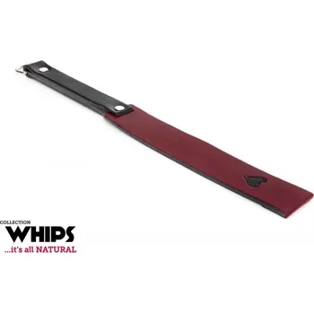 Pánské erotické prádlo WHIPS Heart Paddle, červená plácačka se srdíčkem