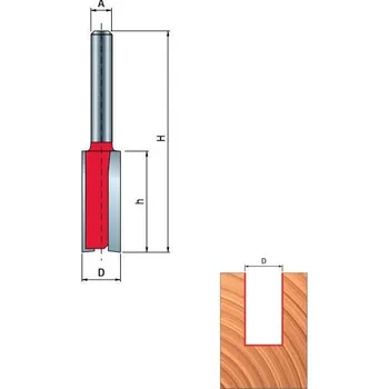 Fréza Fréza drážkovací rovné břity 25x19x56 stopka 8 mm FREUD 04-15908