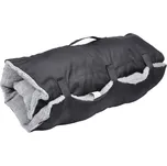 Love Story Cestovní podložka pro psy, BICOLORE, 80 x 50 cm, černá + šedá barva