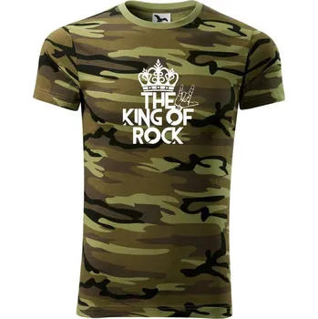 Pánské oblečení King of rock - Army CAMOUFLAGE - 2XL ( Zelený maskáč )