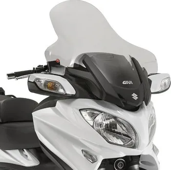 Motodíl D3104ST plexi čiré Suzuki Burgman 650 (13-20), vxš760x750 mm, o 120 mm vyšší