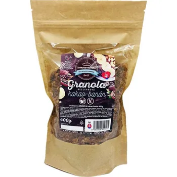 ŽITNOOSTROVSKÁ BEZLEPKOVÁ PEKÁRNA Granola kakao-banán 400 g