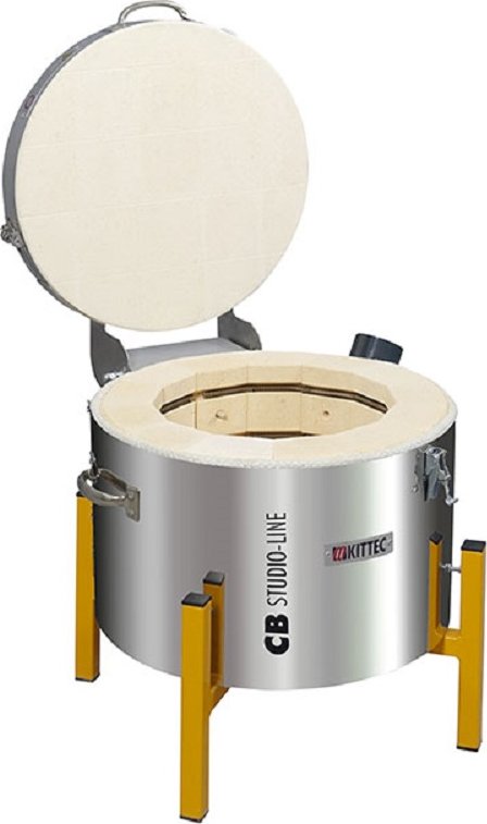Keramická vypalovací pec KITTEC CB 20 s TC 44 (Max.teplota 1320°C, výkon 2,9 kW, napětí 230 V objem 20 l, záruka 3 roky)