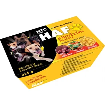 Krmivo pro psa HTC Servis Haf s hovězím masem 425 g