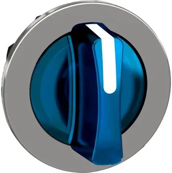 Stavebniny SCHN ZB4FK1863 Ovládací hlavice otočná otočná, zapuštěné provedení, Modrá, 3 pozice s návratem s náv