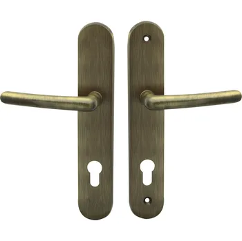 Dveřní kování Cobra Sveva ochranné kování Provedení: klika/klika pravá, Povrch: bronz česaný - OFS, Rozteč: 72