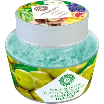 Tělový peeling Green idea Cukrový peeling s olivovým olejem 200 g