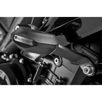 Rám pro motocykl Padací protektory motocyklu SW-MOTECH pro TRIUMPH Street Triple S A2 2017-2020 (Padáky na rám motorky SW-MOTECH FRAME SLIDER SET)