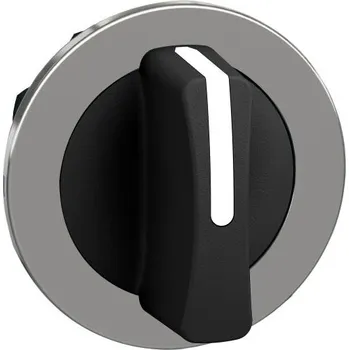 vypínač SCHN ZB4FD7 Ovládací hlavice otočná, zapuštěná montáž, Černá, 3 pozice s návratem z leva do středu