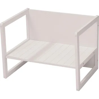 Dětský stůl Roba Dětský stolek a židle 2v1 bílý