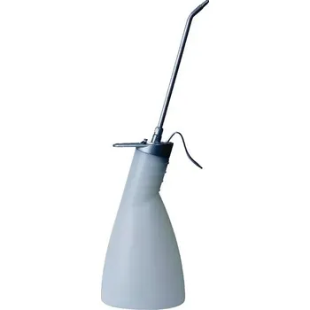 Olejnička Plastová pumpovací olejnička 500ml Pressol (KP-04805) (Olejnička se hodí na šicí stroj nebo kolo. Plastová dílenská olejnice 500ml Pressol, díky gravitační sací trysce uložené v kuličkových ložiskách téměř úplné vyprázdnění nádrže.)