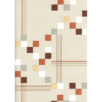 ubrus Ubrus PVC čtverce hnědé návin 20 m x 140 cm 6730920