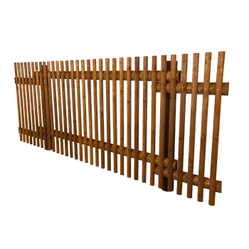 DŘEVĚNÝ PLOT - typ VESNICE - v. 190 cm