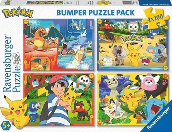 puzzle Ravensburger Pokémoni z Alola 4x 100 dílků