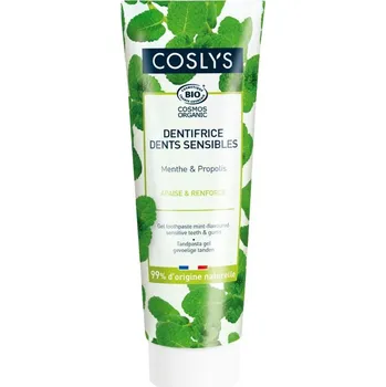 zubní pasta Coslys Zubní pasta pro citlivé zuby a dásně máta 75 ml