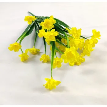 umělá květina Narcis mini - žlutý