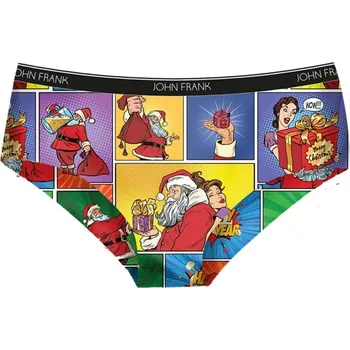 Kalhotky Dámské kalhotky John Frank WJFD-H40-CH-NEW YEAR COMICS Dle obrázku L