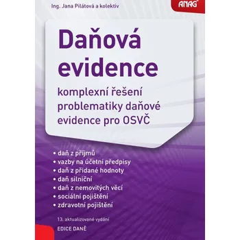 Daňová evidence 2022 - Jana Pilátová a kol. (2022, brožovaná)