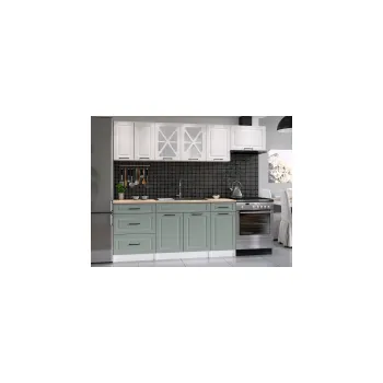 Kuchyňská linka FALCO Kuchyňská linka Provance 240/180 bílý/fjord mat