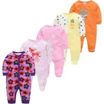 Kojenecký overall Kojenecký overal - mix motivů dívčí (5 ks) Varianta: varianta 2, Věk: 0-3M