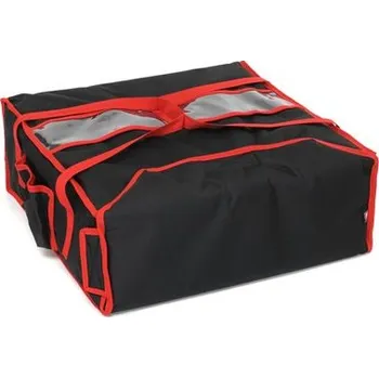 Taška na 4 pizzy, velikost L, 45x45 cm, bez rámu, s vyhříváním, černá BAG_T4LBRSVB