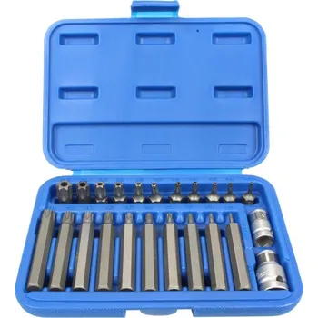 Příslušenství k nářadí Condor bity 10 mm, Torx T10 - T60, vrtané, sada 23 dílů - 100-04344
