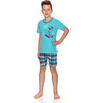 Chlapecké pyžamo Taro pyžamo chlapecké 2746 Ivan - sv.modrá, 98 (Chlapecké pyžamo s krátkým rukávem Taro)