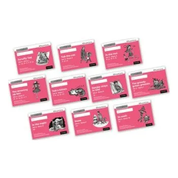 Cizojazyčná kniha Read Write Inc. Phonics: Black and White Pink Set 3 Storybooks Mixed Pack of 10 – Gill Munton (EN)