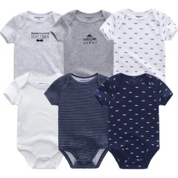 Kojenecký body 6 ks kojenecké body s krátkým rukávem - chlapecké mix Věk: 3M, Set: SET 4