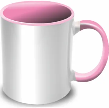 ON-DESIGN Hrnek barevný s vlastním POTISKEM Barva: růžová