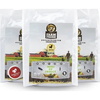 Krmivo pro psa Farm Fresh GF Insect Mini Adult 5 kg + Doprava zdarma
