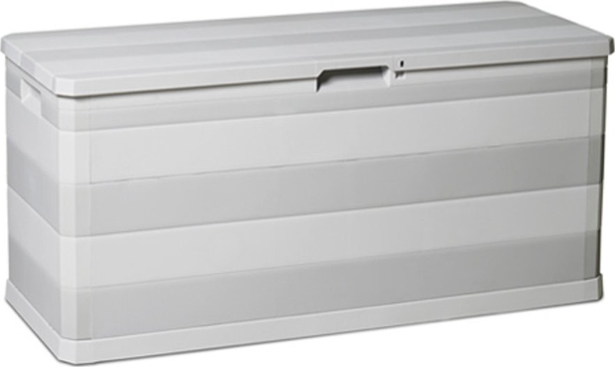 Plastmeccanica Zahradní úložný box na nářadí a polstry ELEGANCE 280 L - barva šedá