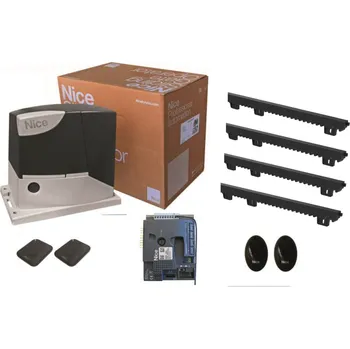 NICE ROAD 400 H sada pohonu pro posuvné brány do 400kg, 24V, 210W, 310N, 4x hřeben V/6 , 1x BF, 2x Flo2RE