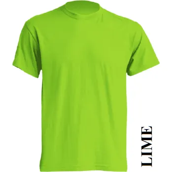 Chlapecké tričko detske-tricko-Fruit of Loom-bavlnene-limetkove-zelene Barva: Lime - limetková, velikost: 104