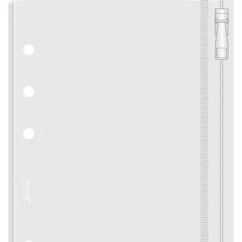 Náplň do diáře Filofax průhledná obálka se zipem A6