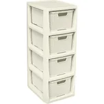 BRANQ Rattan 4 košíky