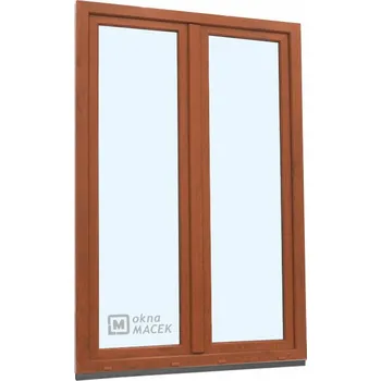 Vchodové dveře Plastové balkonové dveře - KNIPPING 70 AD, 1200x2100 mm, O+OS klapačka, zlatý dub Otevírání: levé, Barva, imitace: zlatý dub/bílá (jednostranně), Provedení: jednostranná klika + madýlko + PVC rám + příslušenství a montážní materiál zdarma