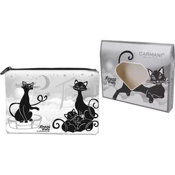 Carmani® Carmani - Kosmetická taštička KOČKY a jejich svět v dárkové krabičce - 22*16,5*1 cm