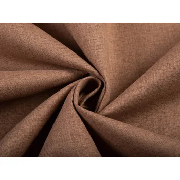 100% zatemňovací látka Blackout BKW-203 Hnědá žíhaná - šířka 140 cm