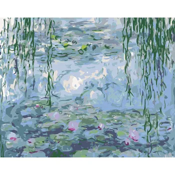 Zuty Malování podle čísel Lekníny Claude Monet 50 x 40 cm bez rámu