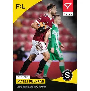 Karetní hra Fotbalové karty Fortuna Liga 2021-22 - L-081 Matěj Pulkrab