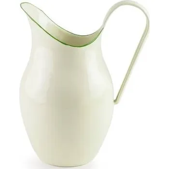 Smaltovaný džbán se zeleným okrajem 25cm 2,5l - Ibili